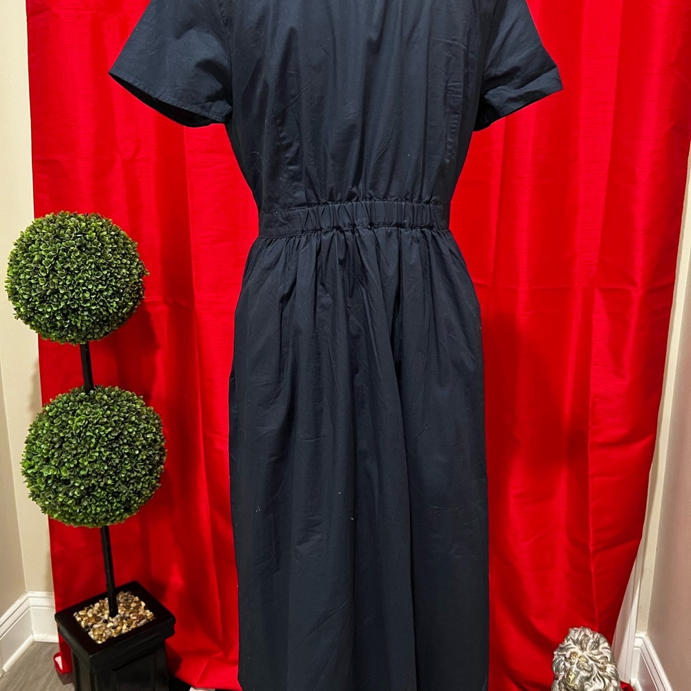 D10108 JCrew wrap dress with pockets